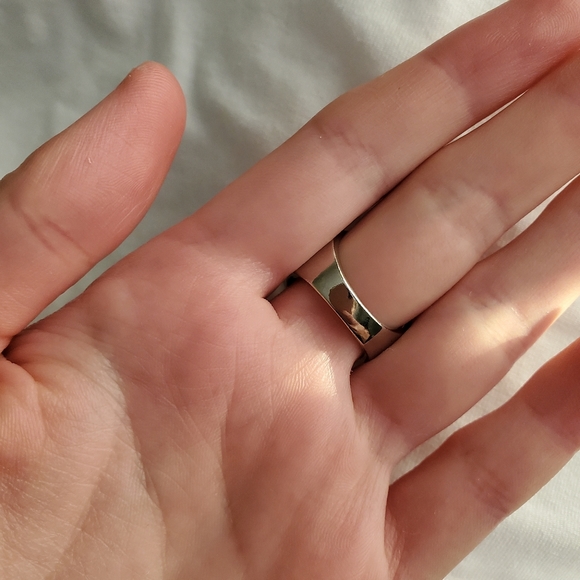 New 925 Silver Marquise Blue Sapphire Wedding Ring - Picture 7 of 9